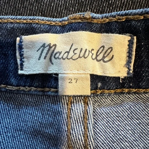 Madewell Tapered Leg High Rise Denim - Picture 4 of 10